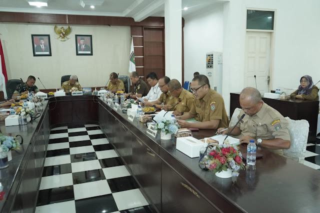 Bupati Didampingi Wabup Pimpin Rapat Forkopimda Kabupaten Asahan Tahun 2024
