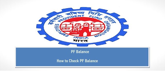 How to Check PF Balance