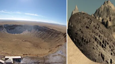 A 4K (4 thousand years old) UFO has been found in the Grand Canyon.