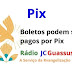 Boletos podem ser pagos por Pix a partir desta segunda-feira 