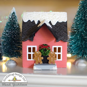 Doodlebug Design: Christmas Village Houses by Mendi Yoshikawa (using Sizzix Dies & Patterned Papers from various Doodlebug collections).