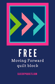 Moving Forward free quilt block pattern