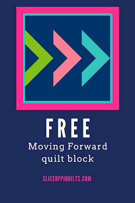 Moving Forward free quilt block pattern