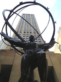 Lunch Atop A Skyscraper - Blogging Through the Alphabet on Homeschool Coffee Break @ kympossibleblog.blogspot.com - Starting with the iconic photograph, some info about the architecture and art at 30 Rock in NYC - #ABCBlogging #art #NYC