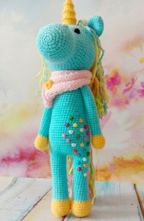 Shy Unicorn - Free Amigurumi Pattern