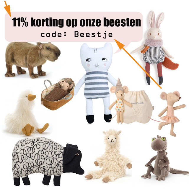 Discount on our cuddly animals