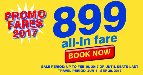 Cebu Pacific Promo 2017