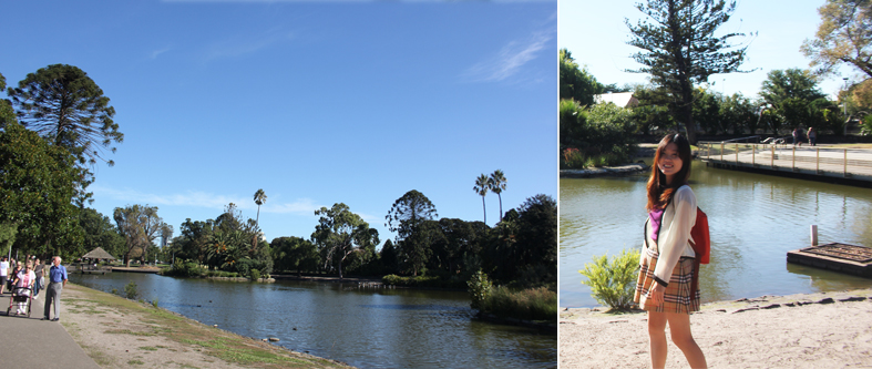 Frolicking around Queens Park (Melbourne)