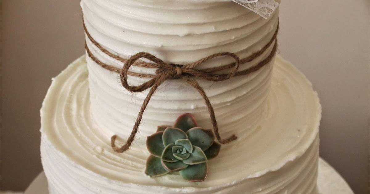 Delana s Cakes  Rustic  Wedding  Cake  with succulents