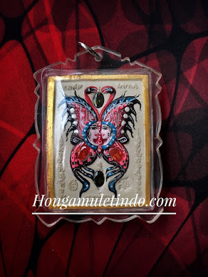 Jual Thailand Amulet King of Butterfly Blessing Kruba Krissana Wat Arsom