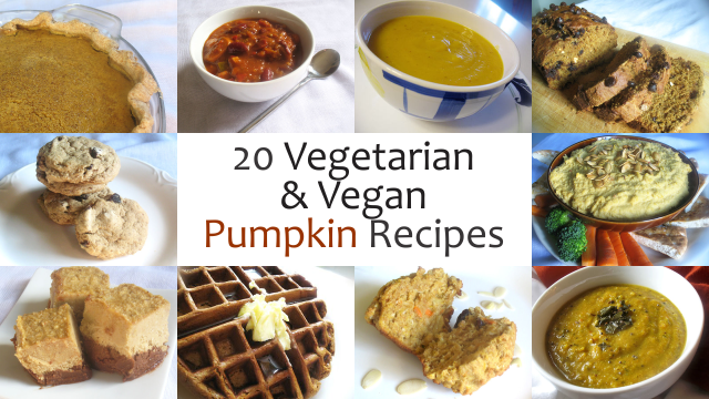 20 Nourishing Vegetarian and Vegan Pumpkin Recipes