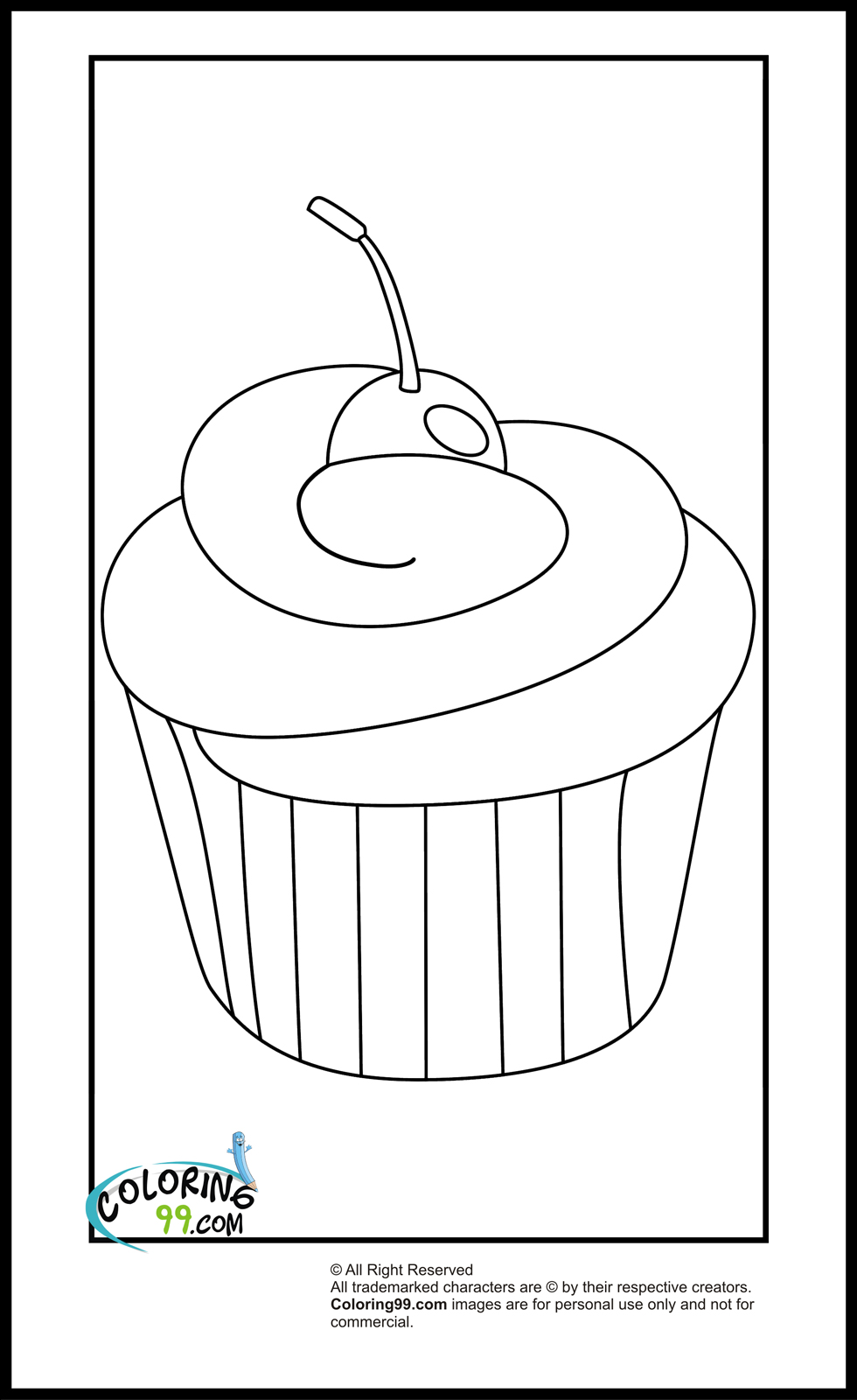 Download Cupcake Coloring Pages | Minister Coloring