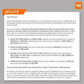 Xiaomi – Some Mobile Phones & LeD TV Price Hiked