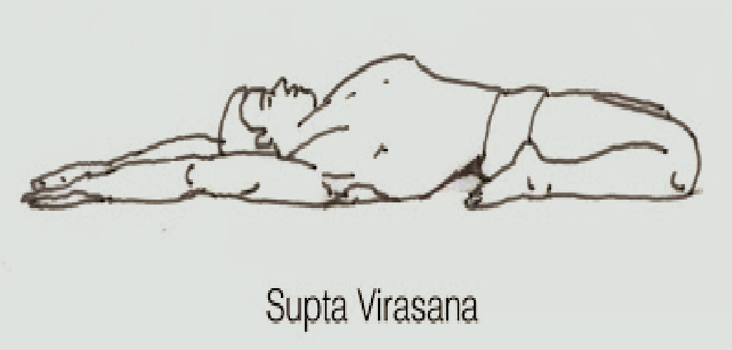 SANSKRUTI YOGA & MEDITATION: Supta Vajrasana (Supine Thunderbolt Pose)