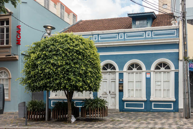 Casa na Rua Mateus Leme, 324 que é uma Unidade de Interesse de Preservação