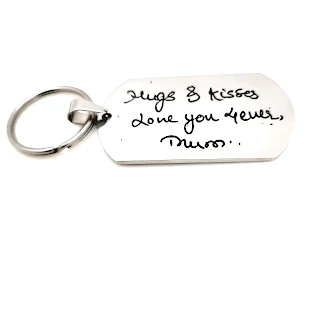 Actual handwriting engraved gifts mississauga