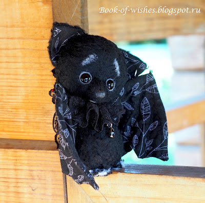 tiny handmade bat