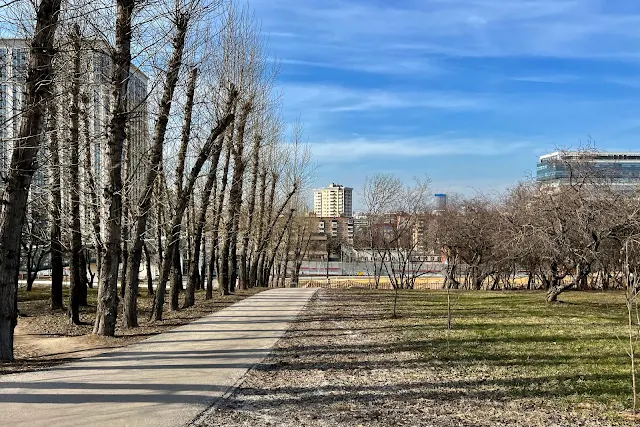 Кутузовский проспект, яблоневый сад
