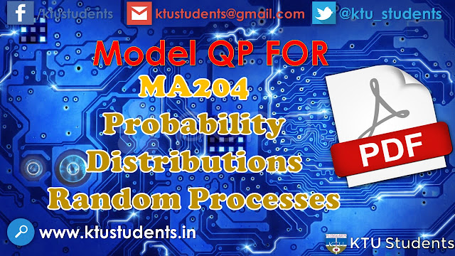 ma204 ece question paper model