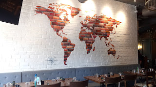 World map Wall Painting Amritsar Artist