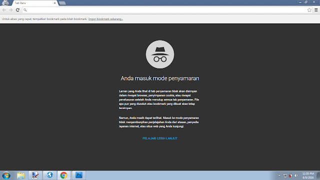 mode penyamaran google chrome