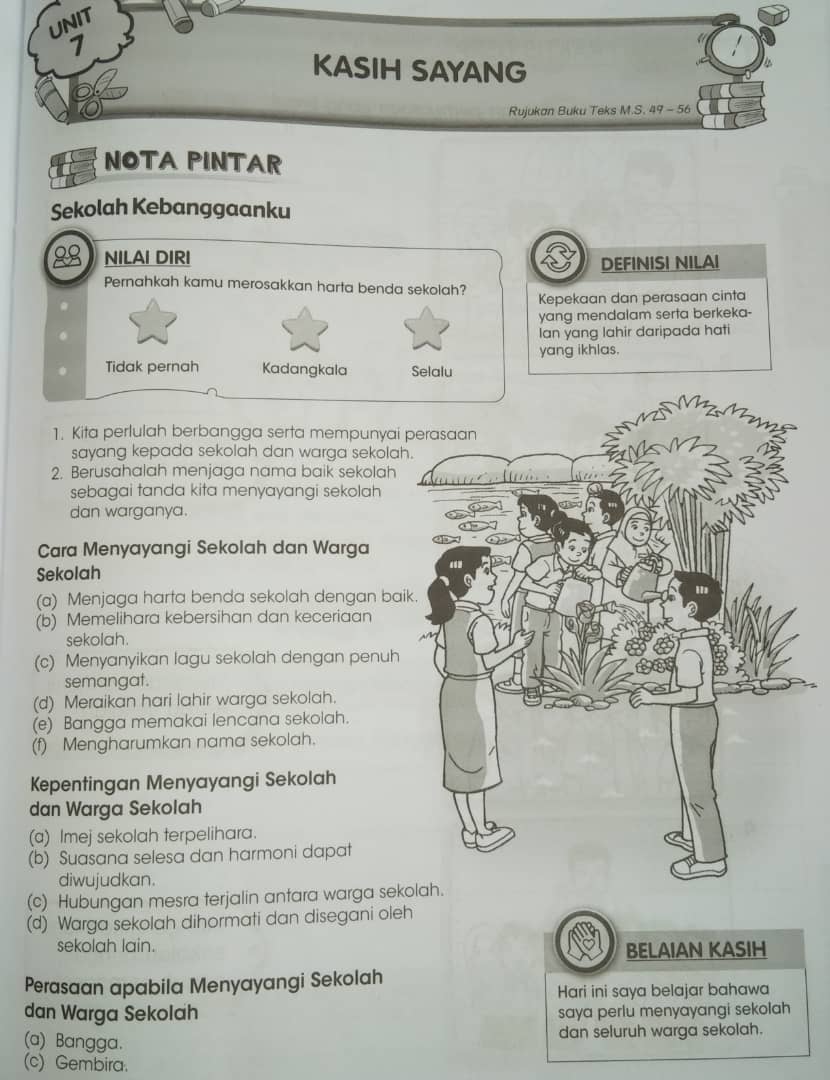 TAHUN TIGA: PENDIDIKAN MORAL/PAI