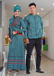 Model Baju Batik Sarimbit Busana Muslim Remaja 