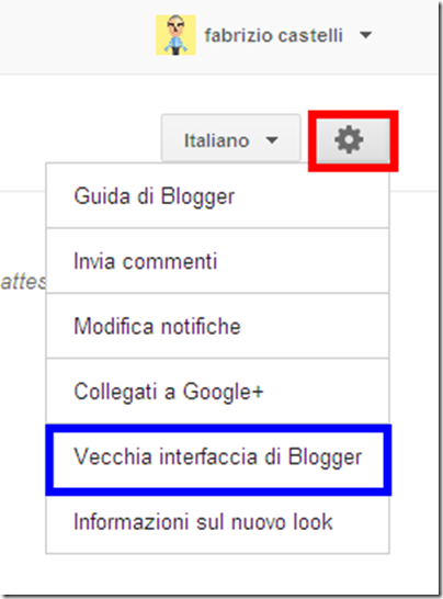 Come utilizzare bacheca classica blogger nuova interfaccia