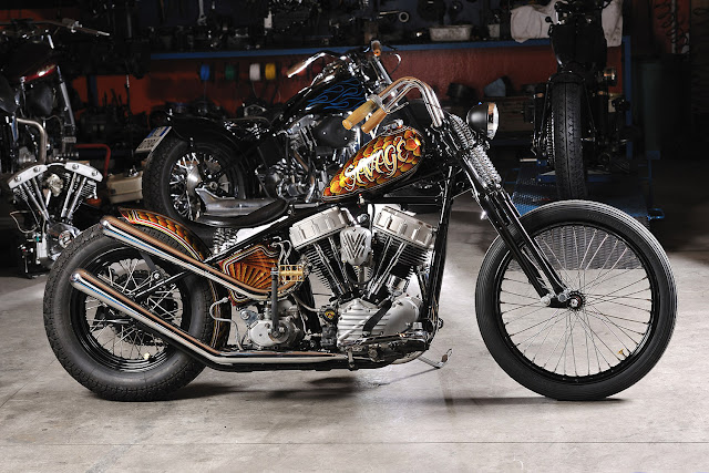 Harley Davidson Panhead 1976 By Boccin Custom Cycles Hell Kustom