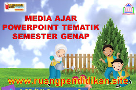 Download Media Ajar PowerPoint Tematik Semester 2 Kelas 1 SD/MI Kurikulum 2013