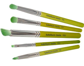 Set de 5 brochas especial ahumados de Bdellium Tools