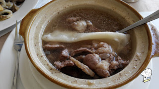 Mutton soup fillings at UB2 Restaurant.