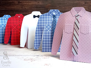 Shirt Favour Boxes by Esselle Crafts