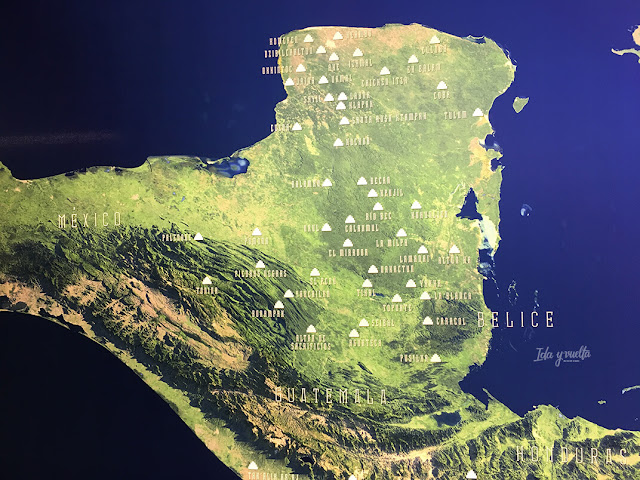 Mapa de localización de los mayas en Yucatán