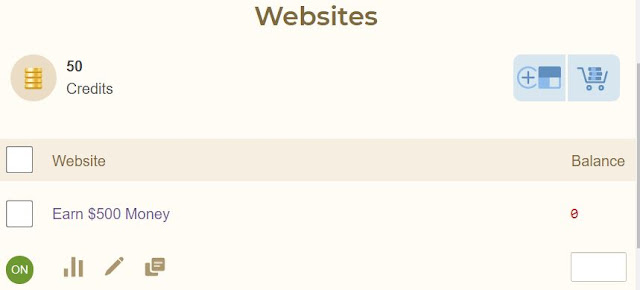 easyhits4u add new website