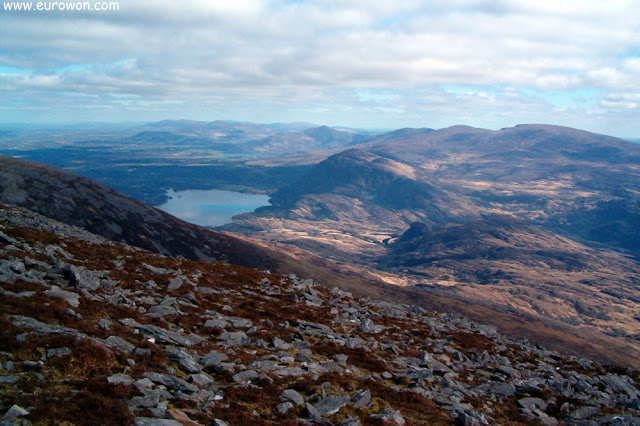 Vista desde la montaña Stoompa en Killarney