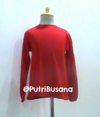 putri busana | gamis anak salur merah