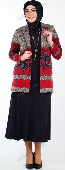 Fashion Trend Model Baju  Kerja  Muslim untuk  Orang  Gemuk 