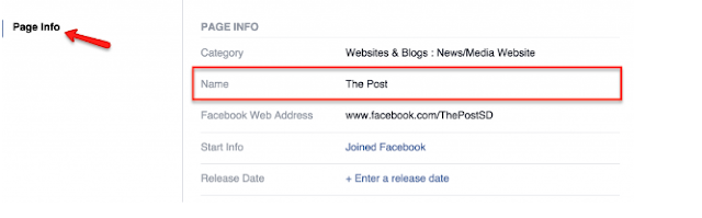 How To Change Name On Business Facebook Page