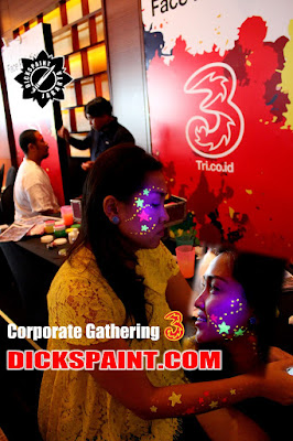 Face Painting UV Glow Dark jakarta