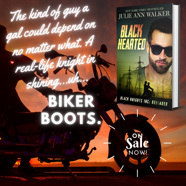 The kind of guy a gal could depend on no matter what. A real-life knight in shining… uh… biker boots.