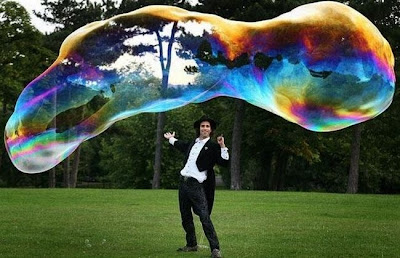 giant soap bubbles