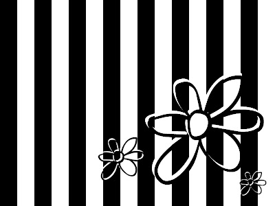 black and white flowers background. lack and white flower and