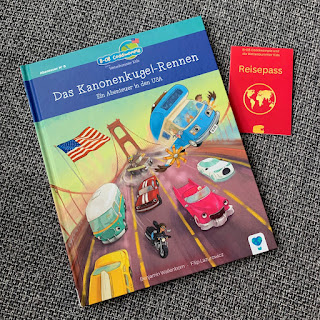 Kinderbuch "Das Kanonenkugel-Rennen: Ein Abenteuer in den USA"