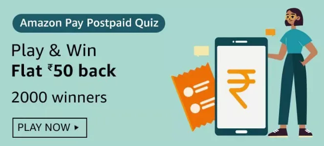 Amazon Pay Postpaid Quiz