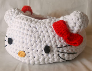 PATRON GRATIS CESTA HELLO KITTY DE CROCHET 3366