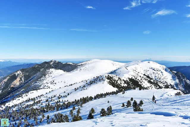 Paisajes nevados en Andorra