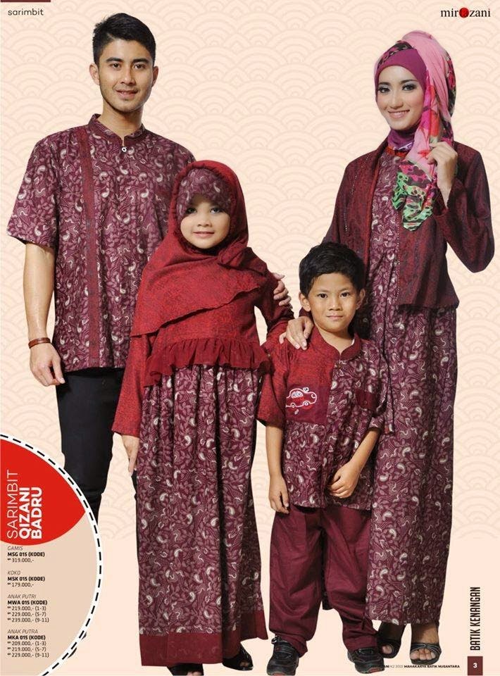 Model baju lebaran keluarga tahun terbaru 2019 Gaya Masa 