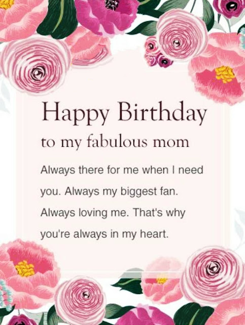 Happy Birthday Mom Images With Quotes