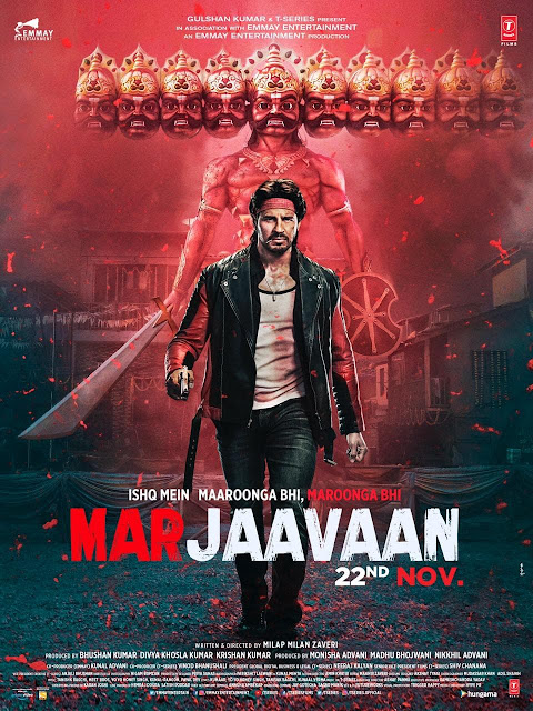 marjaavaan movie, marjaavaan cast, marjaavaan poster, marjaavaan trailer, sidharth malhotra, marjaavaan release date